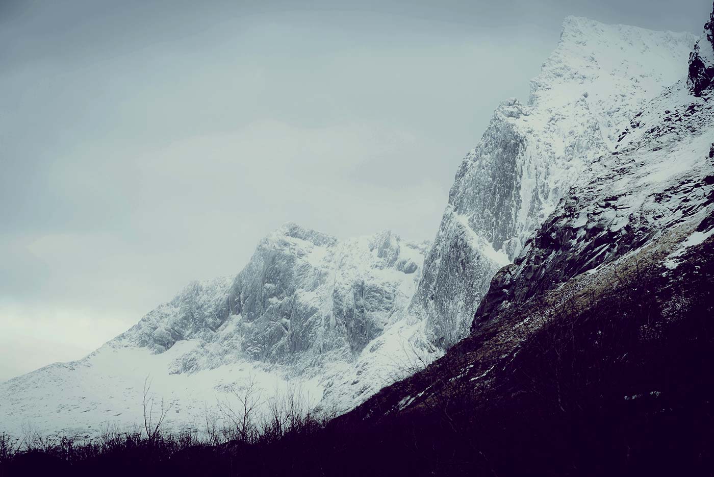 Cold Winter Mountains